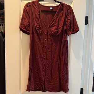 Old Navy Burgundy Mini Dress